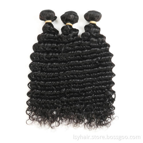 Unprocessed Human Hair Deep Wave Luxury Hair Extensions,12A Grade Best Quality Virgin Cambodian Hair